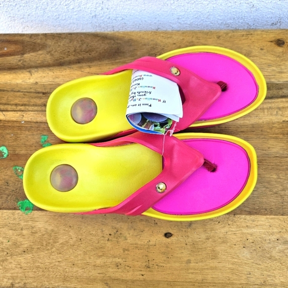 Hawaiian Jellys Ultra Comfort Mango Fruit Unisex  Sandals Women's Size 8 - Picture 11 of 15